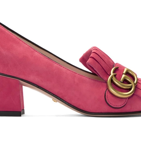 Gucci Marmont loafers hot pink size 39.5 - Picture 8 of 16